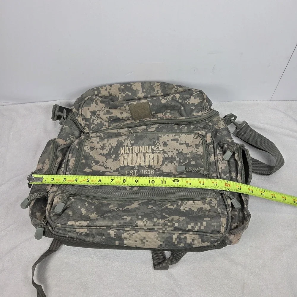 U.S. Army National Guard Backpack Laptop Digital Camo American Soldier Bag